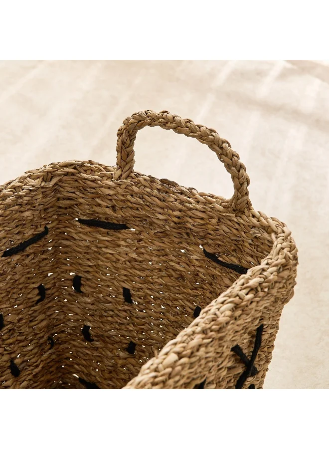 Home Box Naturaloom Stitch Rectangle Basket - 37x28x27 cm