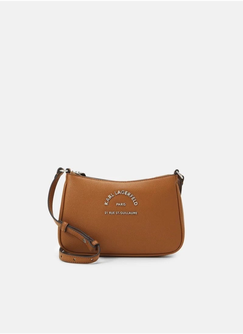 Karl Lagerfeld Paris - Karl Lagerfeld Rue St-Guillaume Crossbody Bag in Faux Leather - Image 1