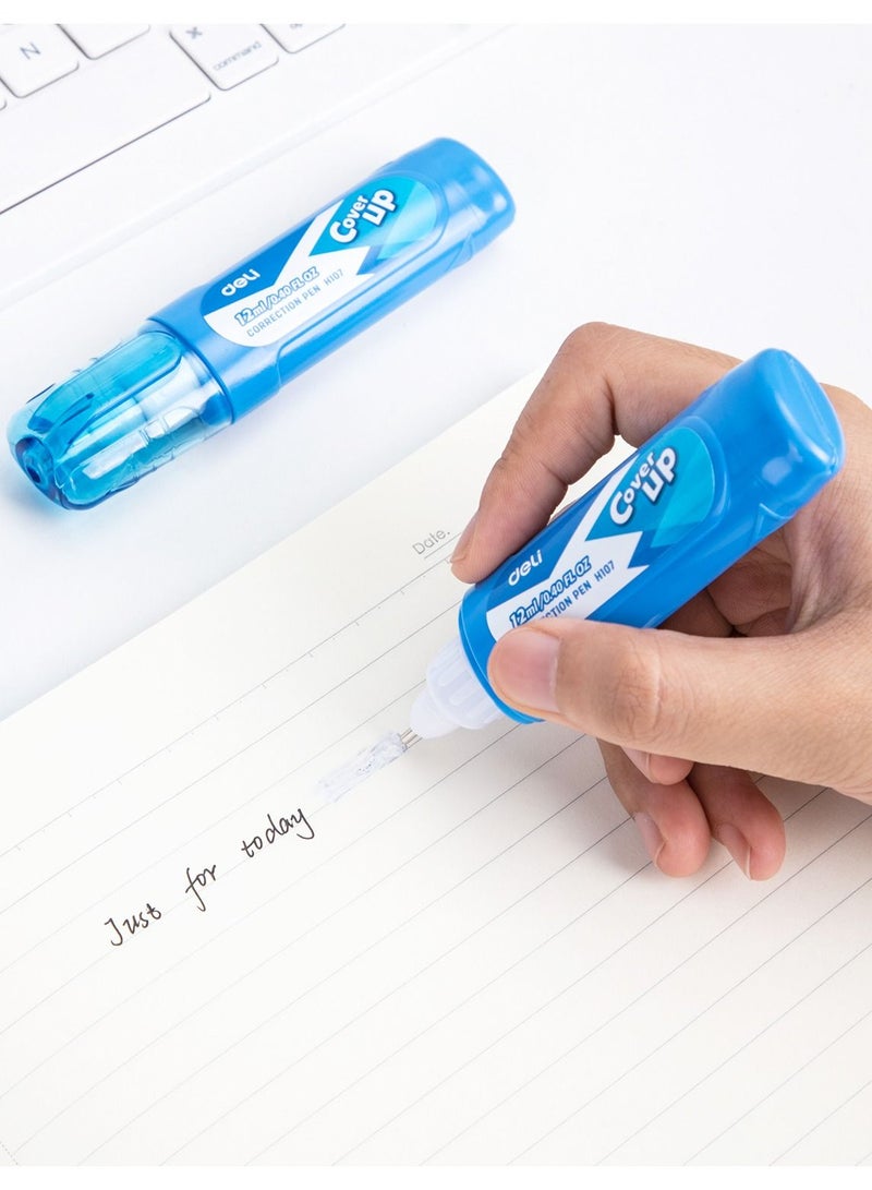Deli 12-Piece Correction Pen Deli 12 ml H10790 - Image 2