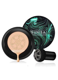 SUNISA Bb And Cc Cream Foundation With Mushroom Head Air Cushion Puff 20G And 1 Beauty Blender Sponge Natural Finish  - Image 3