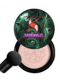 SUNISA Bb And Cc Cream Foundation With Mushroom Head Air Cushion Puff 20G And 1 Beauty Blender Sponge Natural Finish  - Image 1