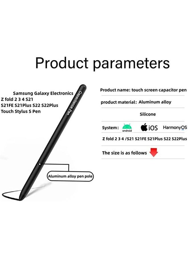 Generic - Samsung Galaxy Z Fold4 Active Stylus Pen Capacitive Touch, for Samsung Galaxy Z fold 2 3 4 /S21Plus /S22Plus,Compatible with iOS & Android Smart Phone and Tablet [NOT Offical S Pen] - Image 1