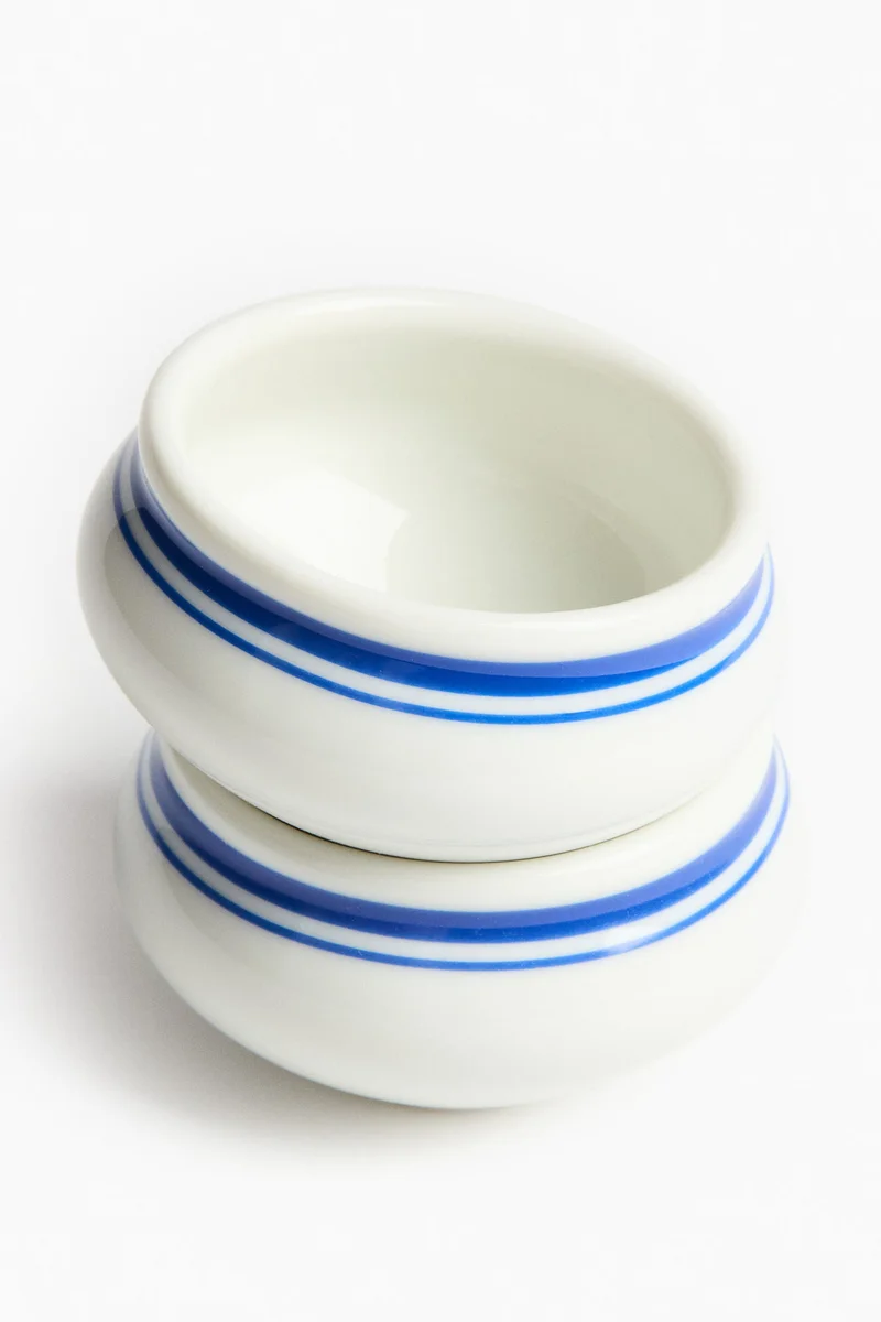 H&M 2-pack small porcelain bowls