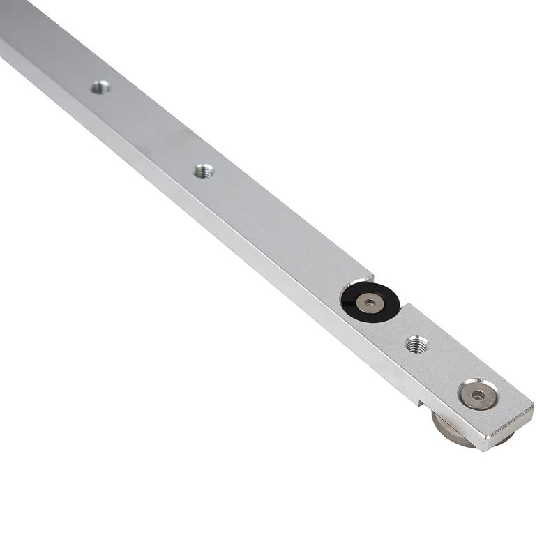 KETIPED Aluminium Alloy 3/4" Miter Bar Clamping Tool Slider Table Saw Gauge Rod T-Slot Track Bar Rail for Router Tables and Woodworking,300mm-Silver - Image 1