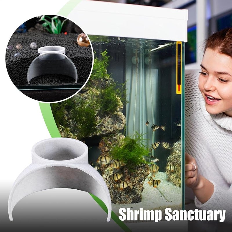 Aquarium Tunnel Style A Natural Breeding Shelter Corner Hideout For Shrimp Fish - Image 4