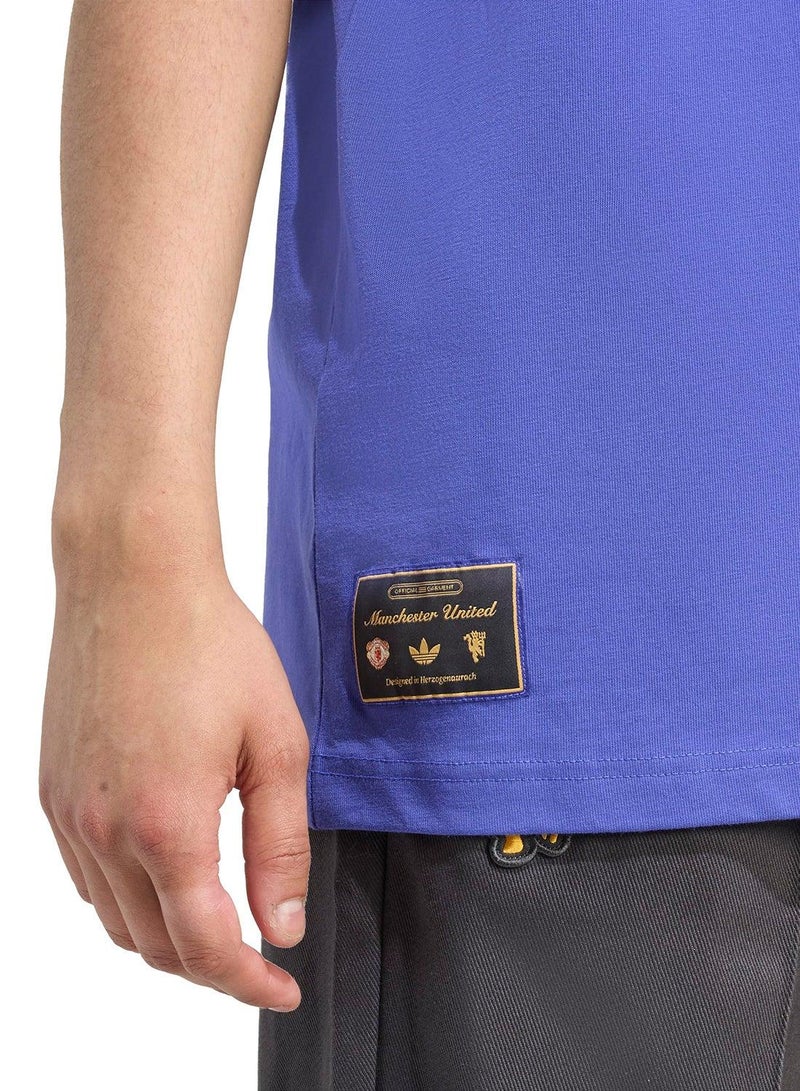 اديداس تي شيرت رجالي أرجواني أيقونة مانشستر يونايتد - Image 4