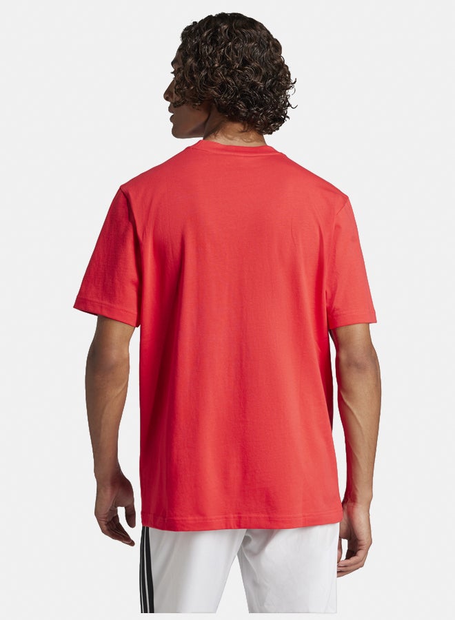 Adidas Essentials Small Logo Single Jersey T-Shirt  - Image 4