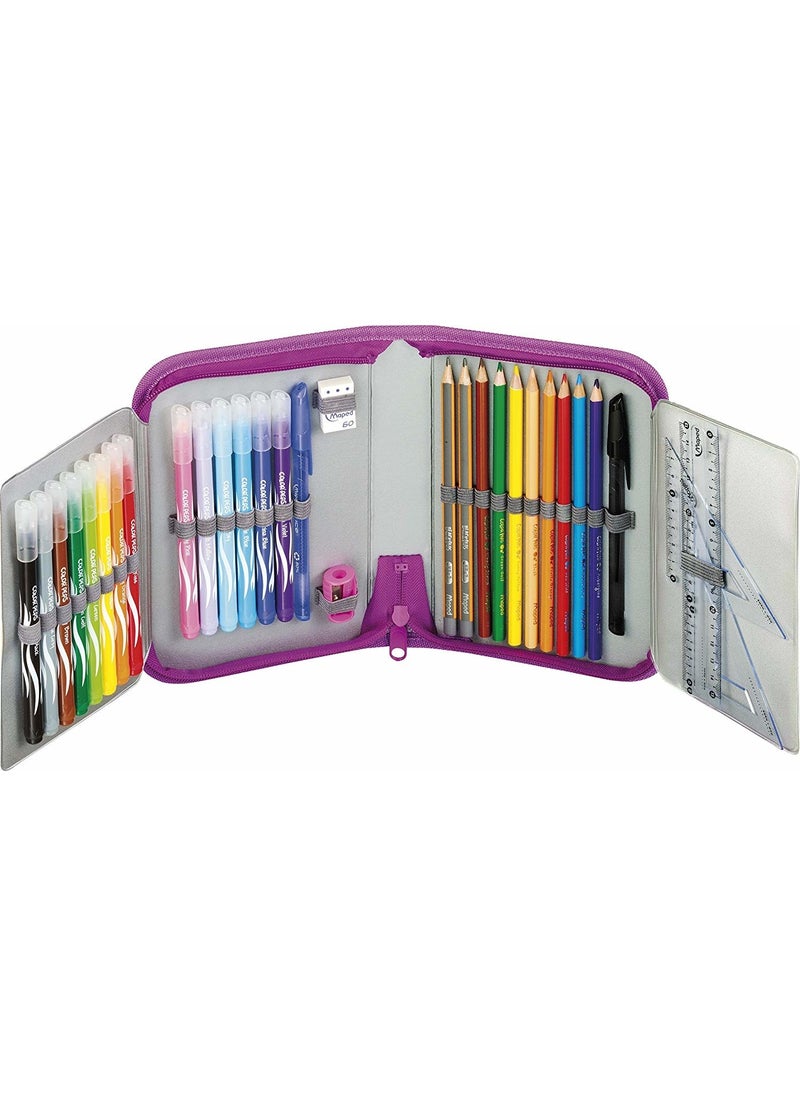 Maped Pencil Case Full Girls 967812  - Image 2
