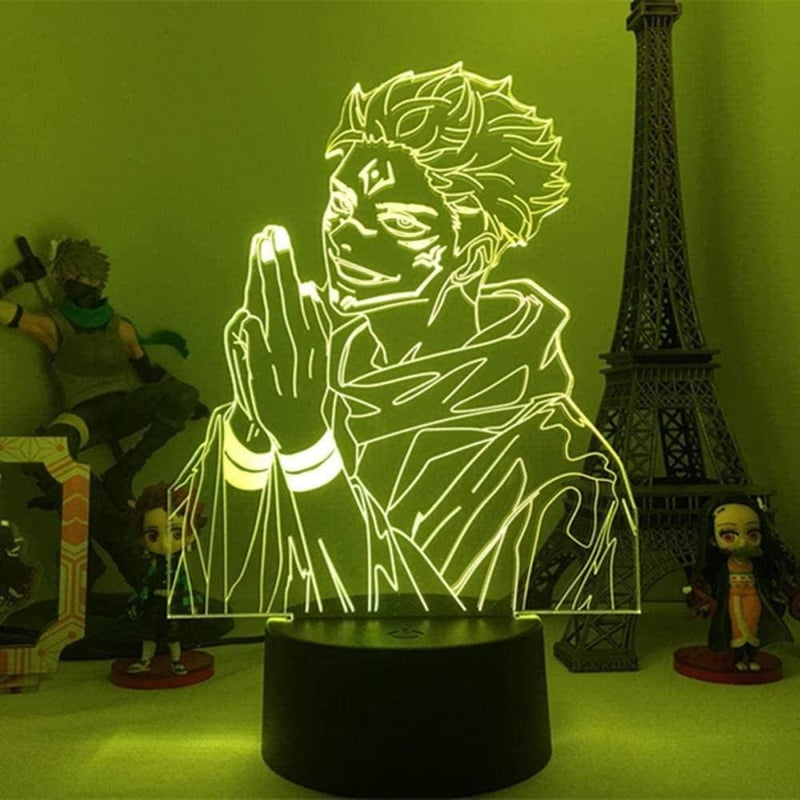 Al Raied ARS® Anime-Style 3D Illusion LED Night Light, Clear Acrylic - Image 1
