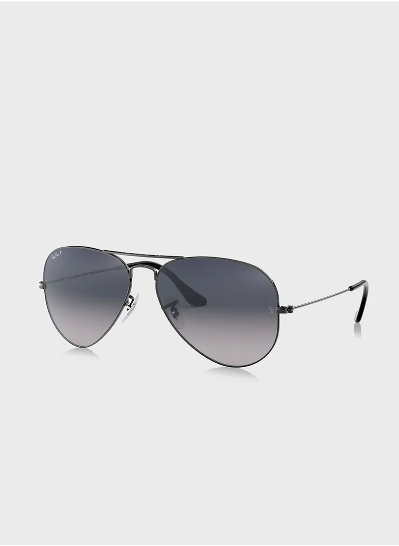 Ray-Ban 0Rb3025 Aviator Large Metal Sunglasses