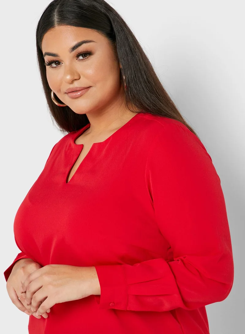 Junarose High Low Tunic Top