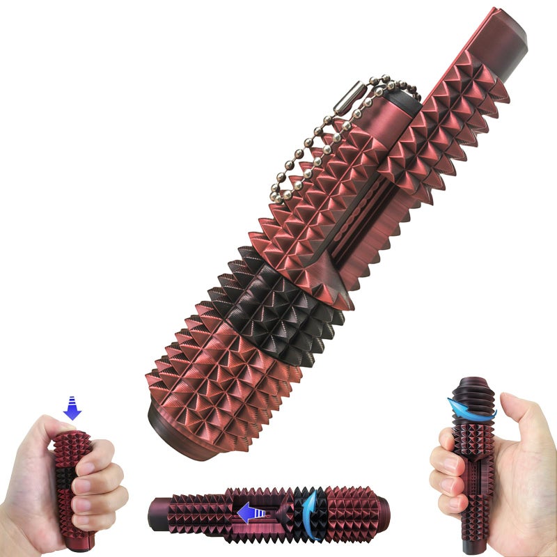 Deiviko Button Clicks, Spinners, Portable Stim Tool, Little Ouchies 5-in-1 Design for Stress Relief, Spiky Grippie Stim, 3D Printed Toys Pain Stim Fidget, Pocket Mini Fidget Toy Easter Gifts for Kids - Image 1