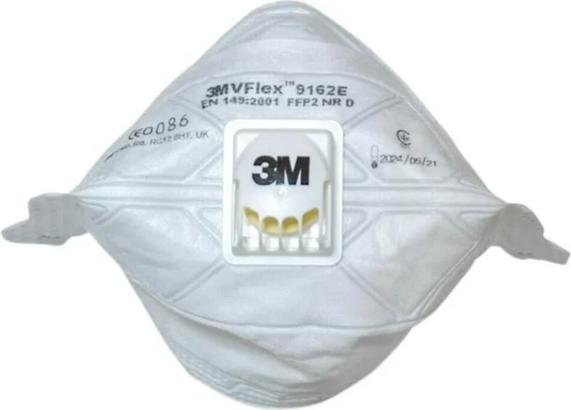 ثري ام ™ Vflex™ 9162E FFP2 Valved Respiratory Protective Mask - Pack of 15