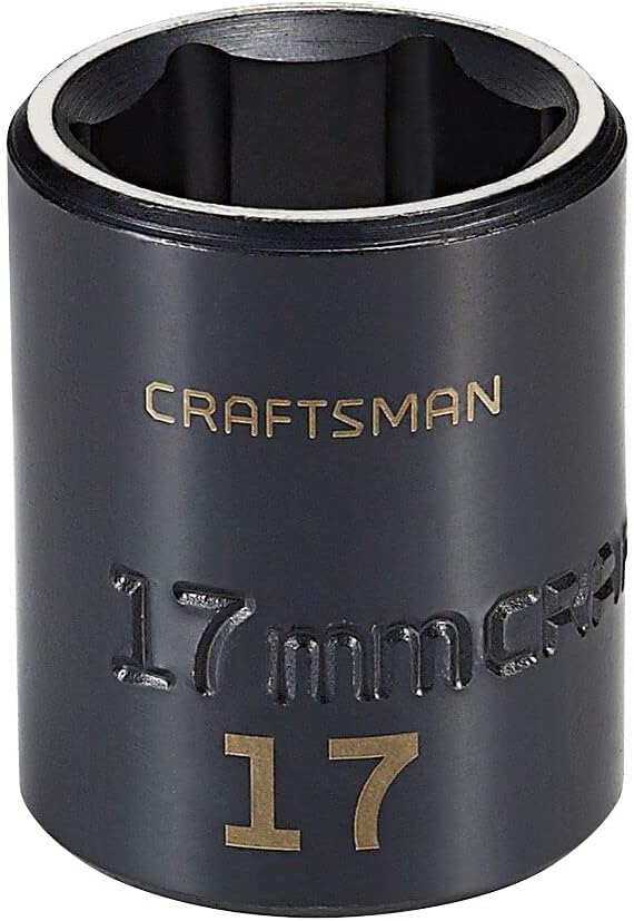 CRAFTSMAN CRAFTSMAN Impact Socket Shallow Metric 38 in Drive 17MM CMMT15845 