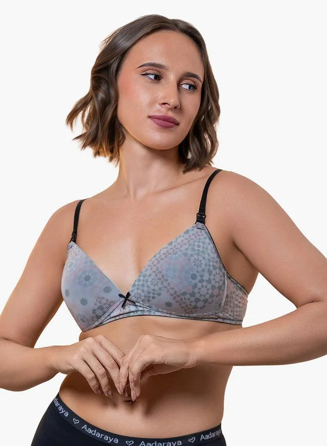 Aadaraya Aadaraya Non-Padded Nursing Bra Wired