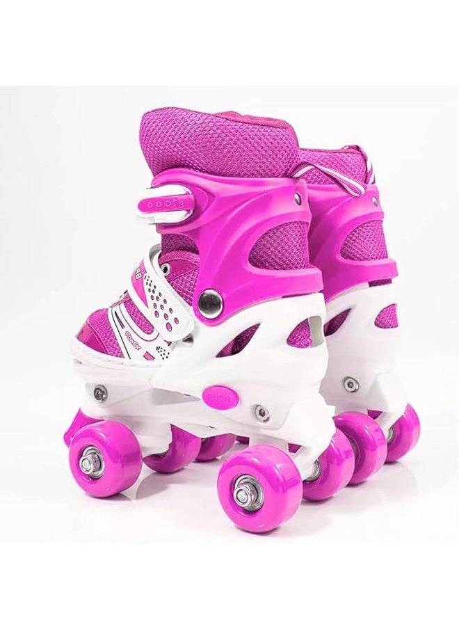 POWER Roller Skates For Beginners Adjustable Four-Wheel With Adjustment Tools Size Small  - Image 3