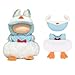 VVQUI 2026 New 17cm 67 inch Fashion Doll Clothing Set Cute DuckThemed Jumpsuit with Adorable Accessories Perfect for Styling Your Fashion Doll - Image 2