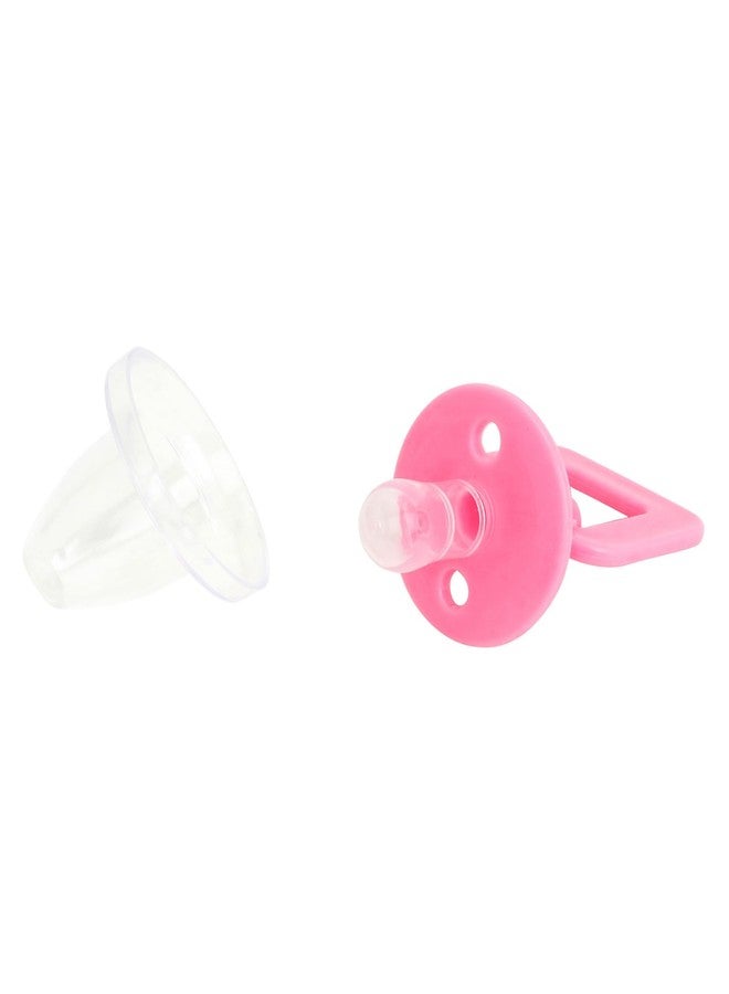 Joy Buzz Baby Feeding Product | Teether Ultra Light Soft Silicone Nipple, Orthodontic Design, BPA-Free for Kids of 6 Months +|Medium|Pink - Image 2