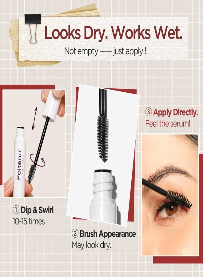 Foltene EyeLash Growth Serum, Italian Prostaglandin-Free Eyebrow Growth Serum Clinically Proven for Longer, Thicker Lashes&brows, Extension-friendly & Gentle Formula, 6.5ml - Image 4
