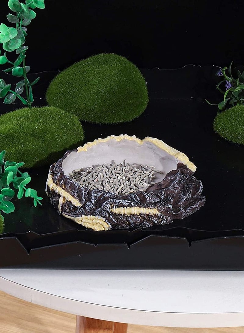 Y&D 2 Pack Reptile Food Bowls - Water and Bowls, Novelty Bowl for Lizards, Young Bearded Dragons, Small Snakes More Made from Non-Toxic, BPA-Free Plastic - Image 5