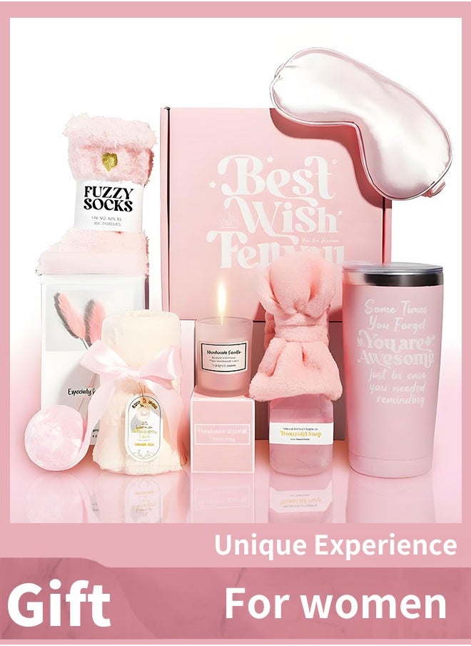 CHHQLZS Birthday Gift Set for Women Spa Gift Basket Best Gift Box for Mom, Wife, Friends, and Sisters  - Image 1