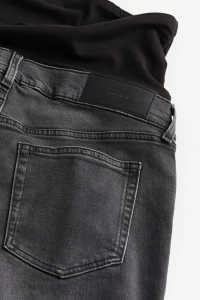 H&M Mama Slim High Rib Full Length Jeans
