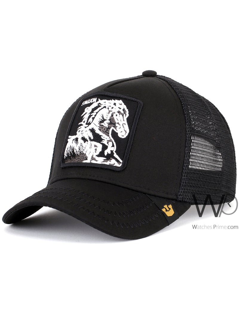 Goorin Bros Goorin Bros Stallion Trucker Mesh Cap Black Color Cotton Hat For Men  - Image 1