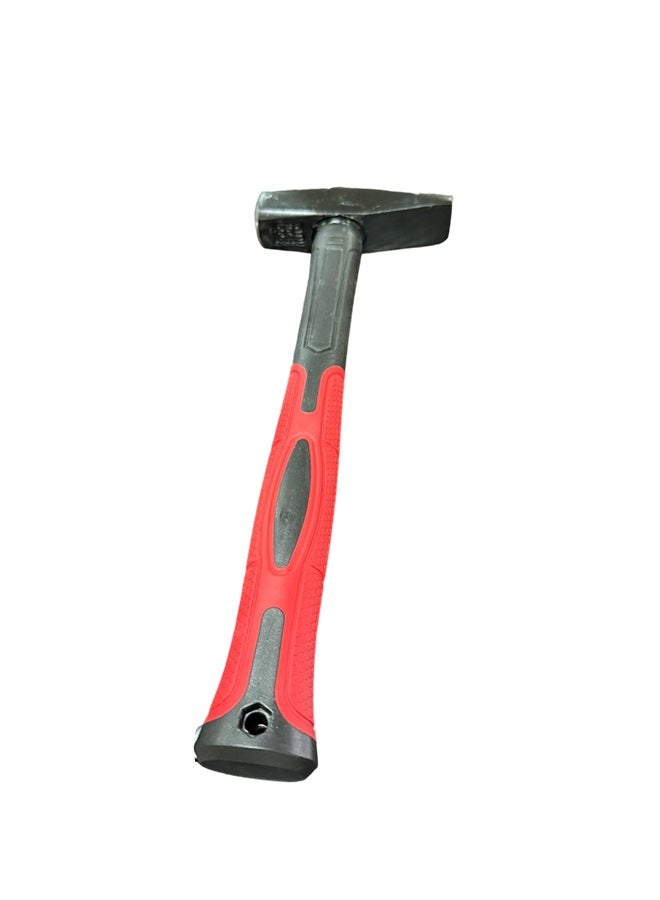 Hand hammer with rubber handle, weight 500g - Image 4