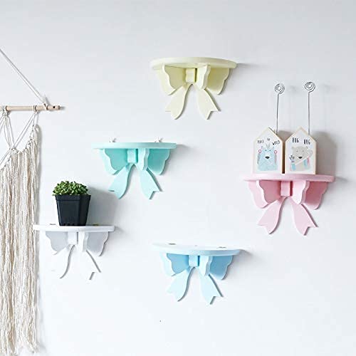 PEXIZUAN NAA Kawaii Wood Floating Shelf Kawaii Wall Decor Kawaii Room Decor Kawaii Pink Room Décor, Pastel Pink - Image 5