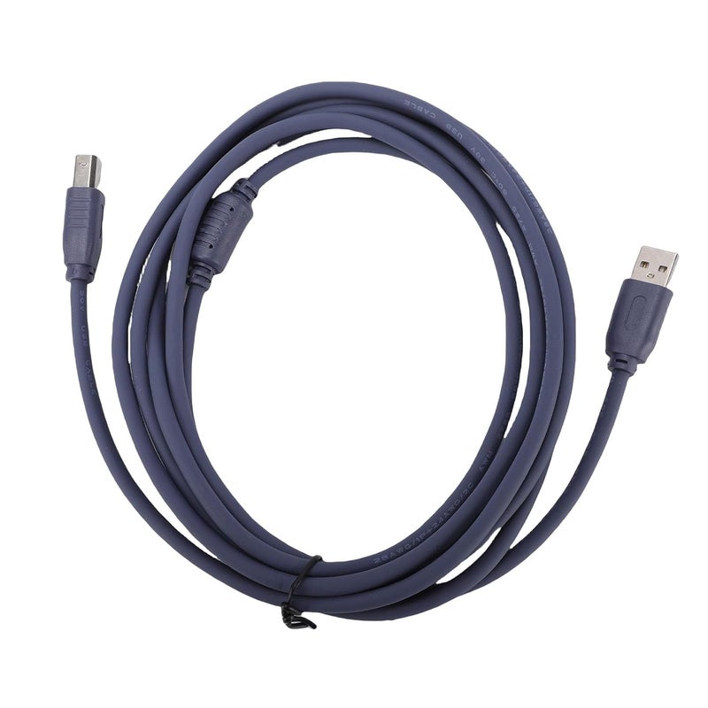 USB 2.0 Printer Cable Durable 480Mbps Data Transfer for Laptop PC Home Office ABS Material - Image 1