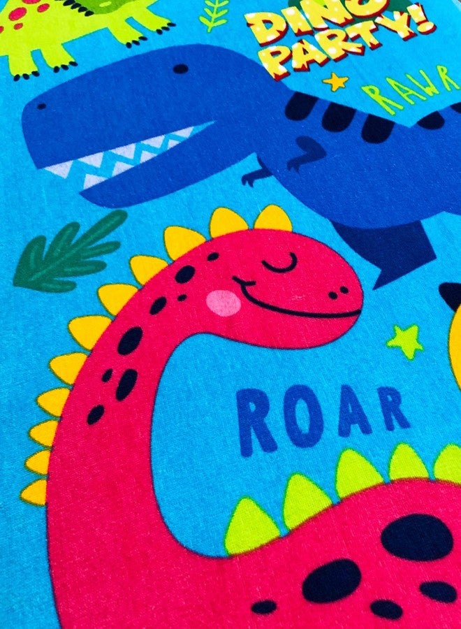 Beachland Dinosaur Beach Towel 28 x 51 inch 100% Cotton (1 Towel, Dino Party) - Image 3
