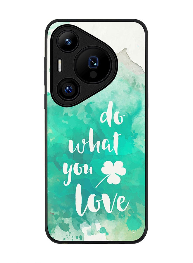 Stylizedd Rugged Black edge case for Huawei Pura 70 Pro / Huawei Pura 70 Pro Plus, Slim fit Soft Case Flexible Anti Drop TPU Gel Thin Cover - Do what you love - Image 1