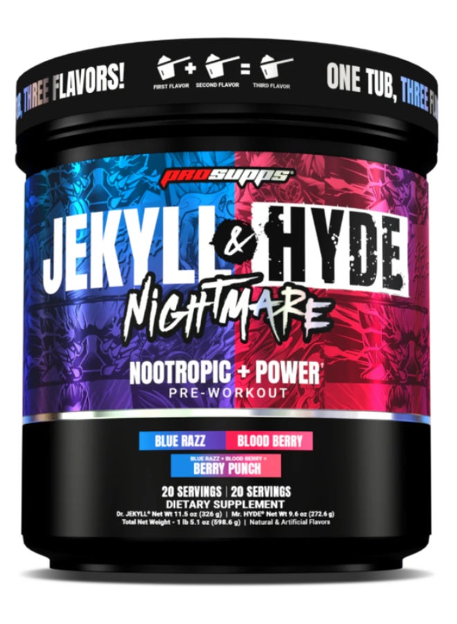 Prosupps -Dual Tub Jakyll (20 serv) Blue Razz / Hyde (20 serv)BloodBerry - Image 1