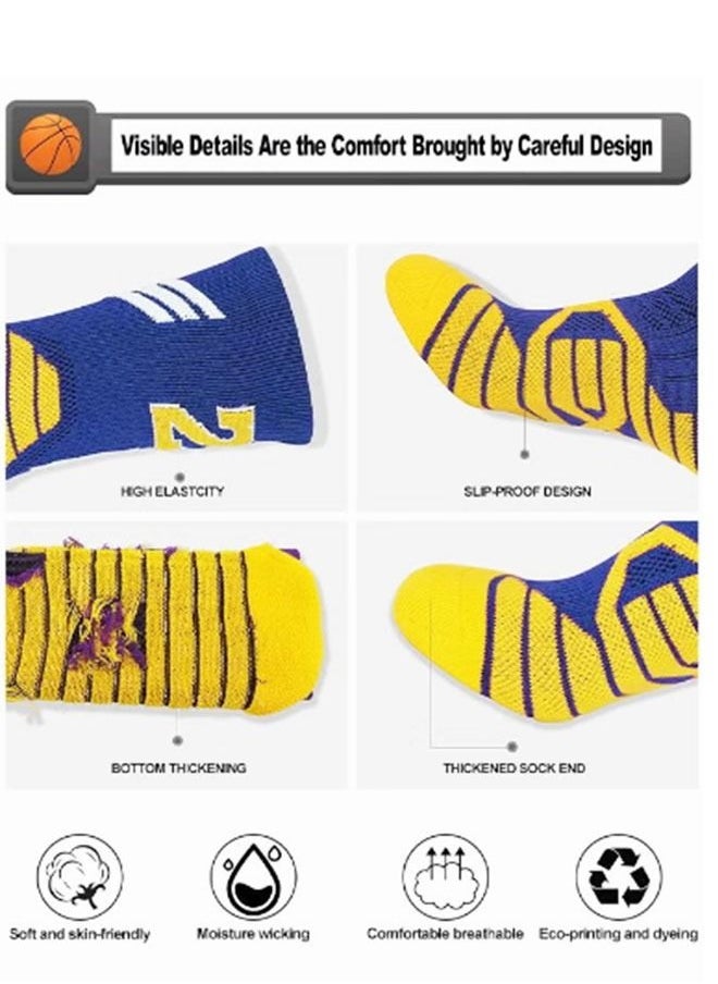 Ant - Basketball Socks, Athletic Socks with Ankle Protection, Football Socks & Running Socks, Compression Cushion Sport Socks Unisex - Image 1
