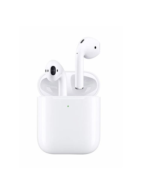 TWS Sharp Stereo Air 2 Wireless V5.3 Earbuds come with a silicone protective case (B2) White