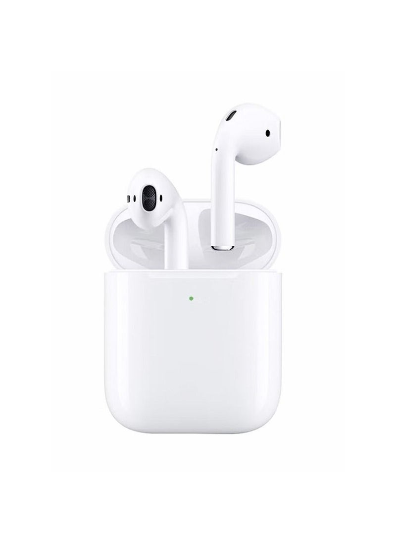 Bluedigit - TWS Sharp Stereo Air 2 Wireless V5.3 Earbuds come with a silicone protective case (B2) White - Image 1