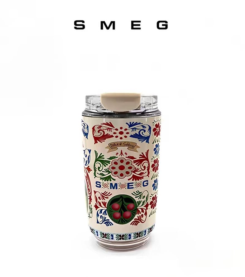 سميج كوب حائط SMEG Sicily سعة 320 مل كوب قهوة للسفر، كوب مشروبات معزول بغطاء مانع للتسرب، كوب قهوة طويل الأمد بغطاء و، ترمس قهوة للسفركوب حائط SMEG Sicily سعة 320 مل كوب قهوة للسفر، كوب مشروبات معزول بغطاء مانع للتسرب، كوب قهوة طويل الأمد بغطاء و، ترمس قهوة للسفر - Image 1