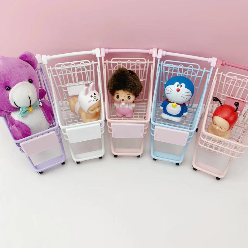 general Mini Metal Storage Basket Desktop Organizer for Home Office - Image 3