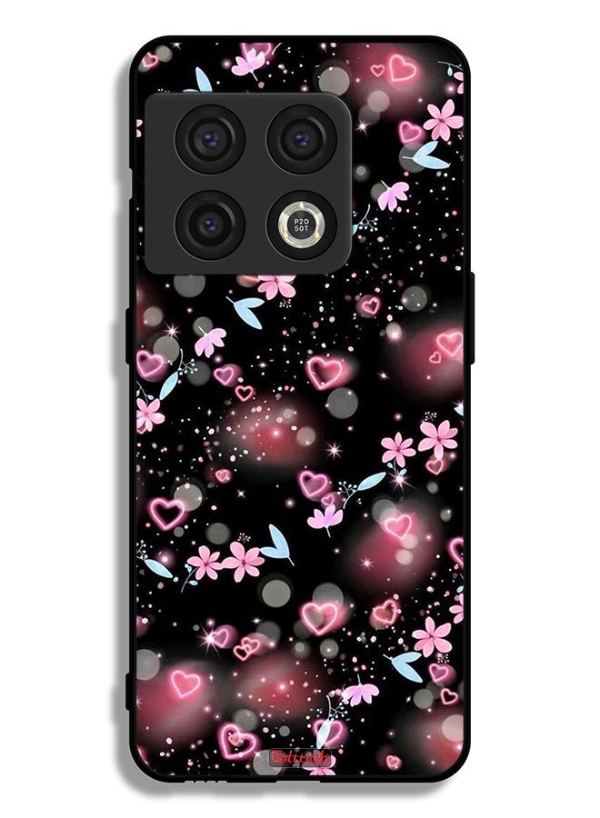 Tolwak OnePlus 10 Pro 5G Protective Case Cover Small Hearts And Flowers - Image 2