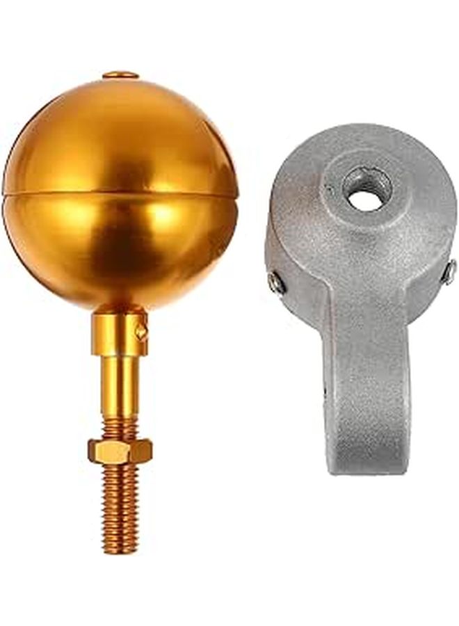 Aluminum Alloy Flagpole Finial Ball Set For 1 2 Inch Outdoor Garden Poles - Image 1