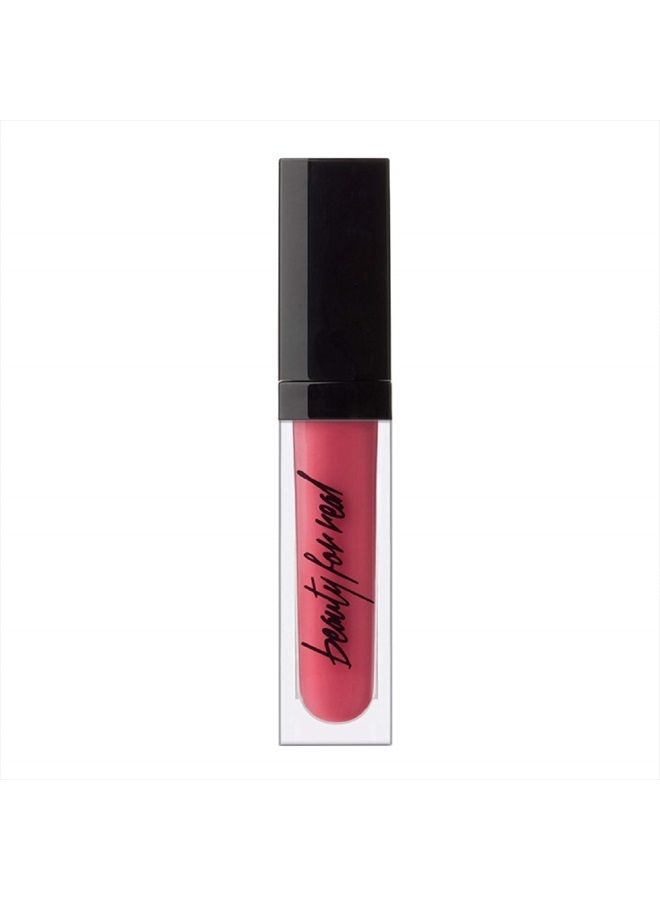 Beauty For Real Lip Cream + Color, Flash - Bright Pink - High-Pigment, Long-Wear, Moisturizing Formula - Cupuacu Butter, Organic Neroli & Mandarin Oil - With Mirror & LED Light - 0.15 fl oz - Image 1