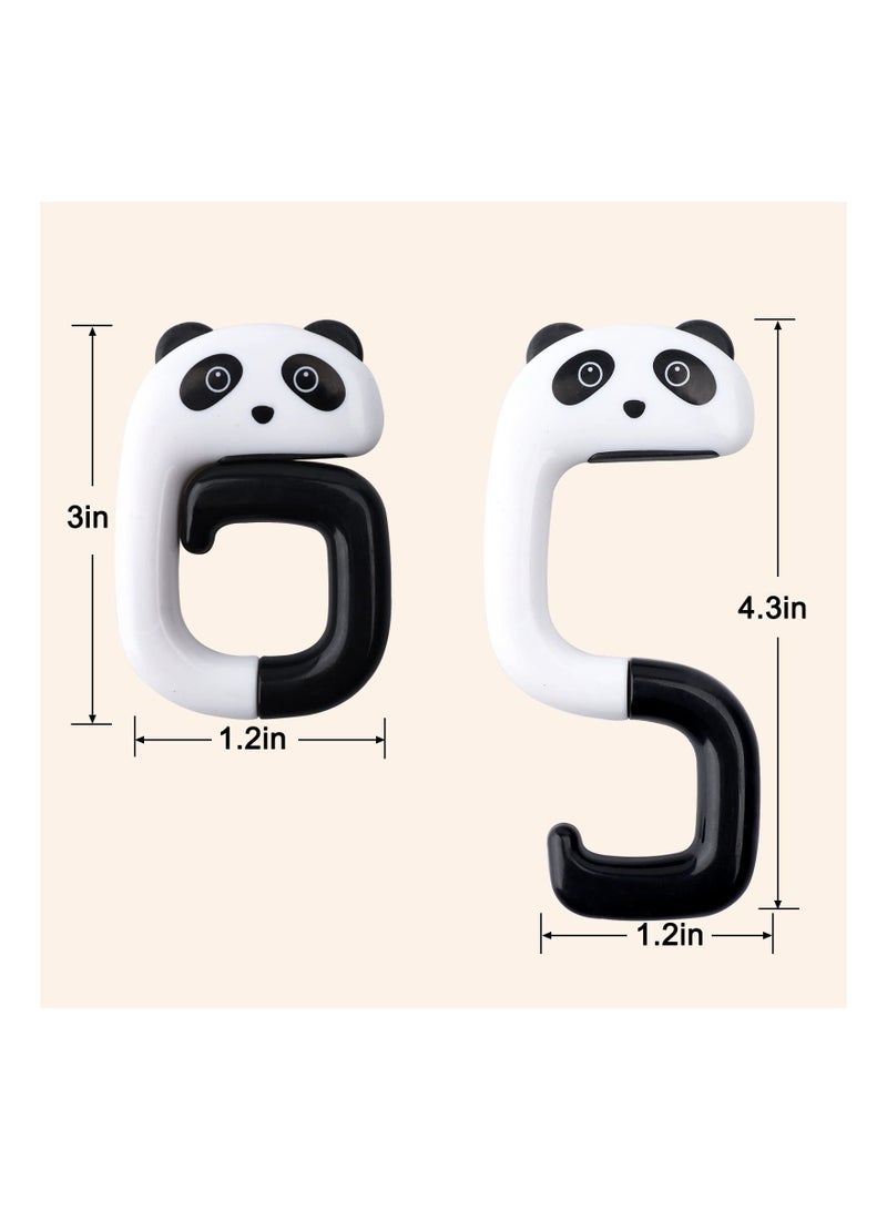 Purse Hook for Table, Foldable Purse Hanger, Purse Holder for Student Table Desk Restroom Office Shool Restraurant, Handbag Hook Holder Hand Bag Hanger for Tables, Desks(4PC)  - Image 2