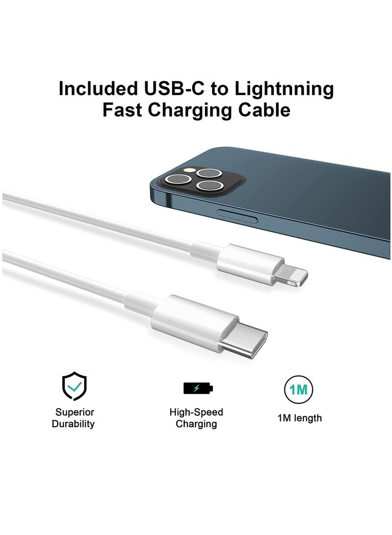 ELTRAZONE 35W Dual Ports Fast Charging USB-C+C Power Adapter For Mobile iPhone 13 14 Series - Image 3