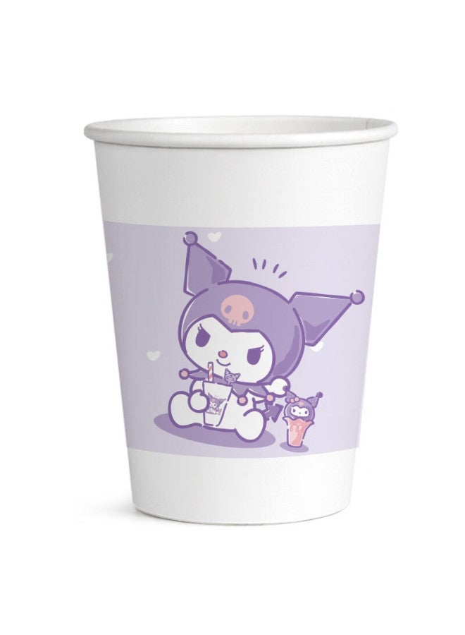 Yekee Disposable Paper Cups, Thickened Type, Sanrio Co-branded, For Home And Office Use, 250ml*50 Pieces, K-8163 - Image 5