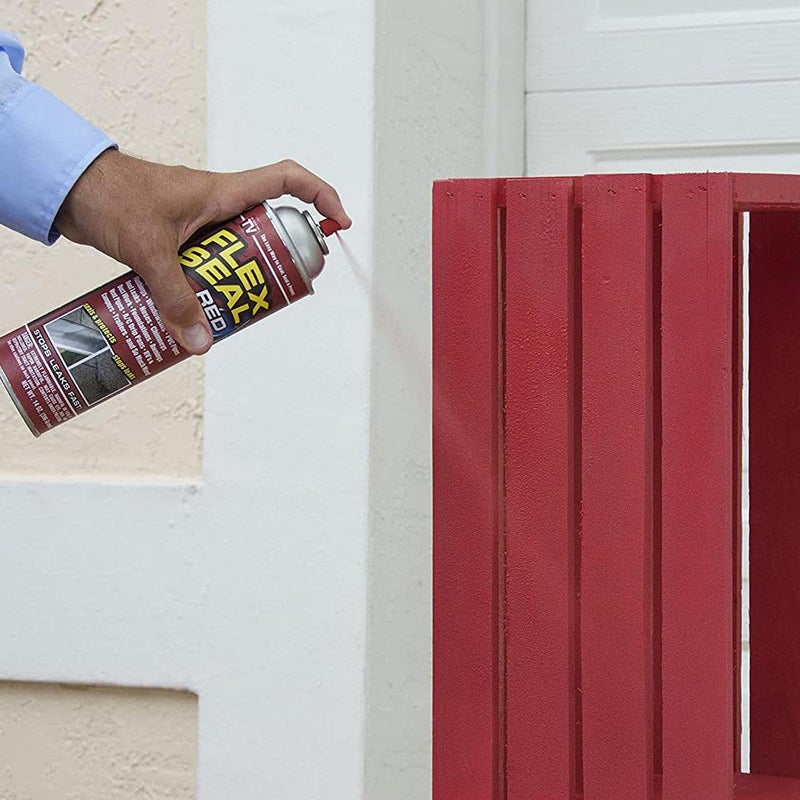 Flex Seal, 14 oz, 2-Pack, Blue, Stop Leaks Instantly, Waterproof Rubber Spray On Sealant Coating, Perfect for Gutters, Wood, RV, Campers, Roof Repair, Skylights, Windows, and More - Image 4