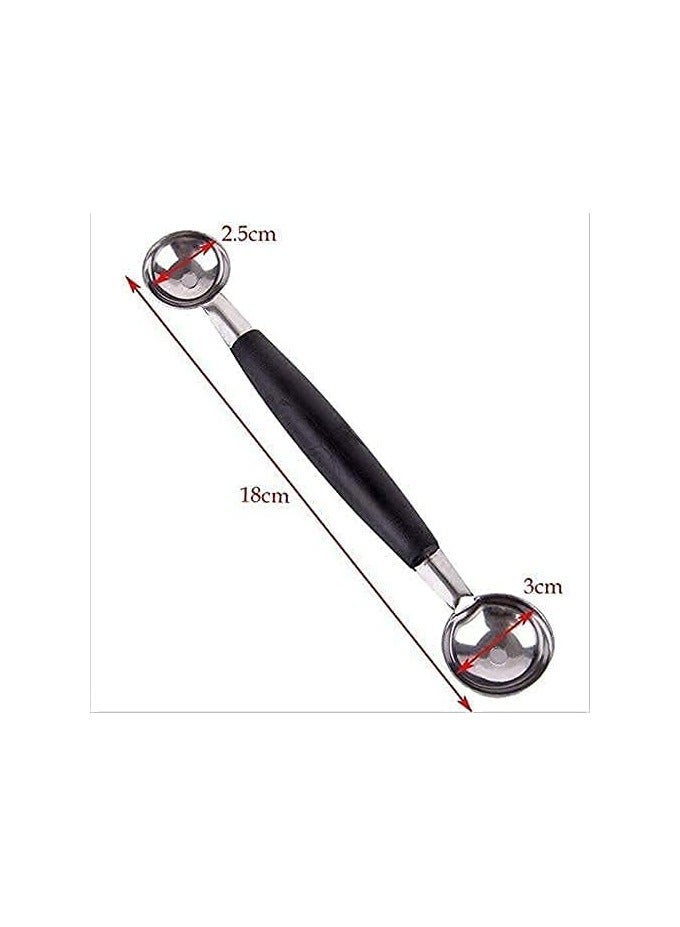 erorex Double End Melon Baller Scoop Fruit Spoon Ice Cream Sorbet Cooking Tool Kitchen Accessories Gadgets - Image 5