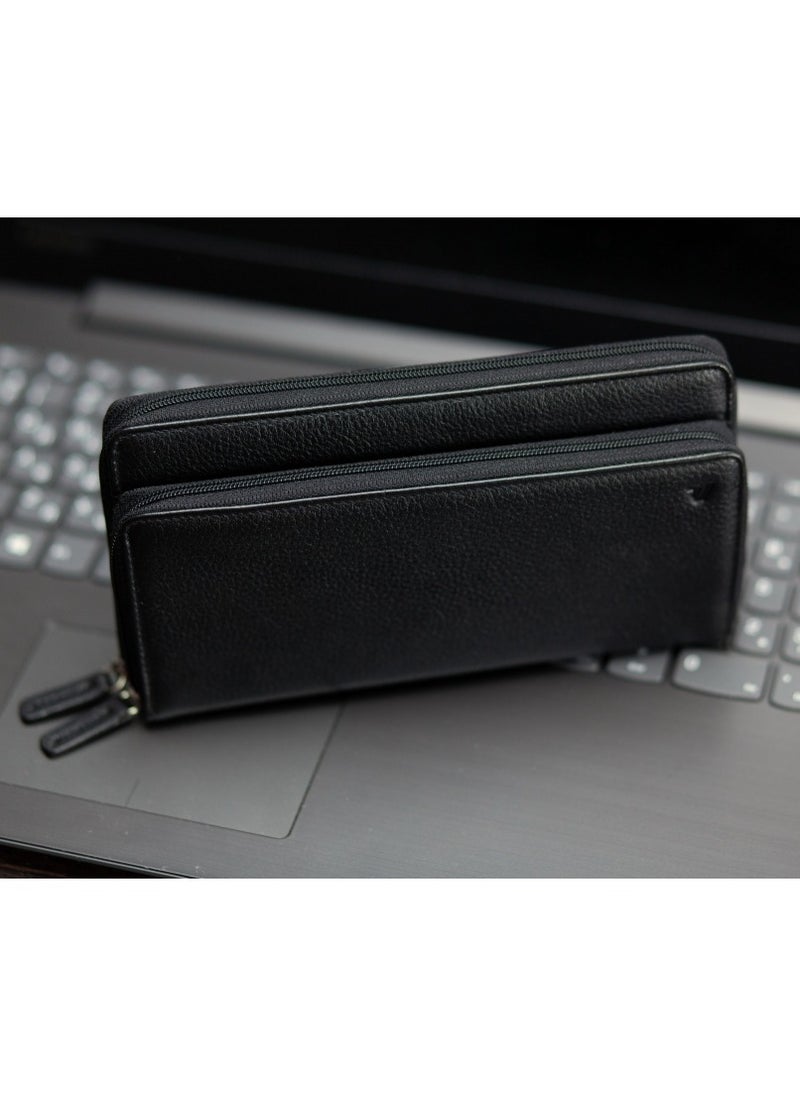 RONCATO - Women's wallet Roncato Pascal - Genuine Leather , 412924/01 - Image 1