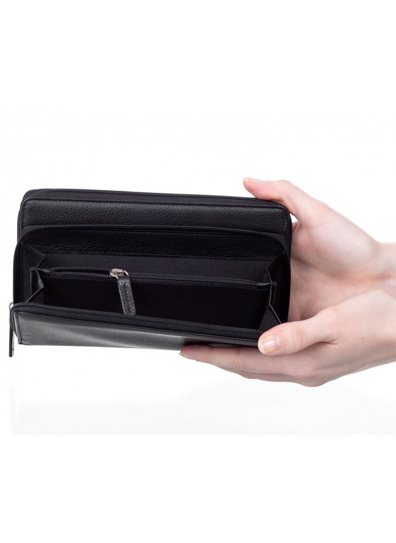 RONCATO - Women's wallet Roncato Pascal - Genuine Leather , 412924/01 - Image 1