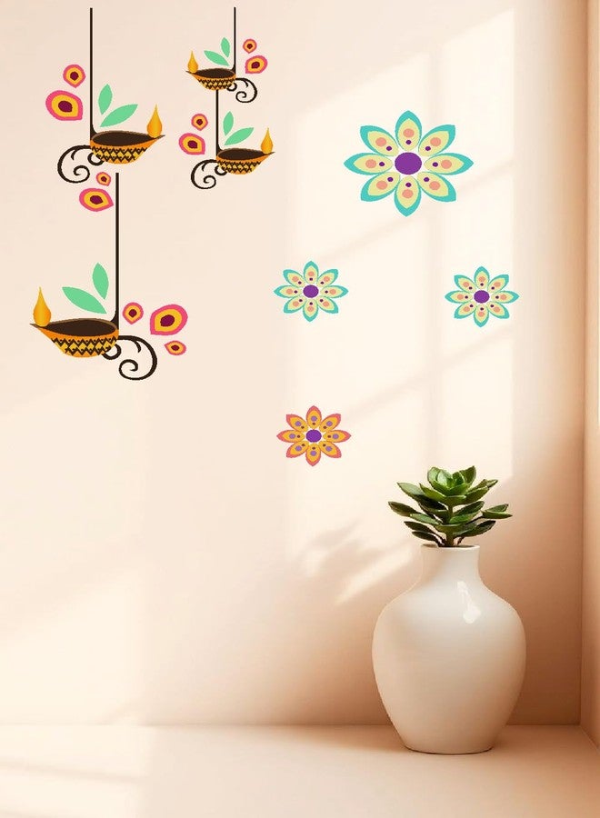 Akki Wold Cartoon Children with Flowers Wall Decal Sticker, Garden Scene Sticker, Decorative Wall Decor Sticker (Desg_03) - Image 5