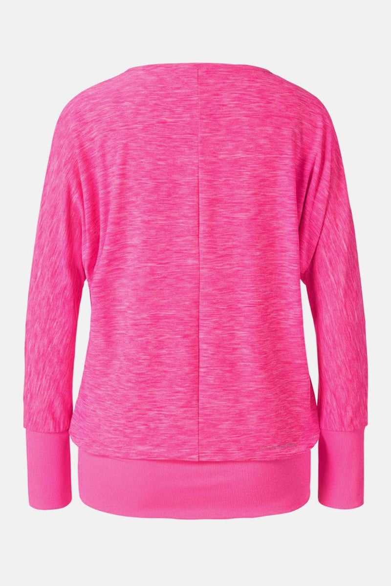 Tchibo بلوزة رياضية للنساء بأكمام بات وينغ، وردي - Image 3